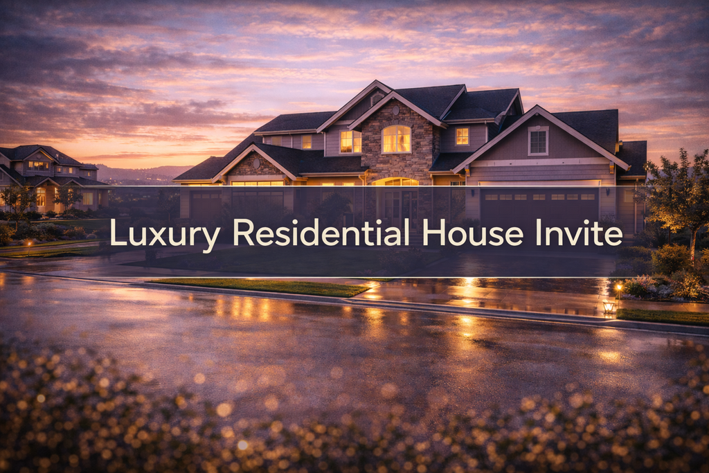 Luxury Residential House Invites UK
