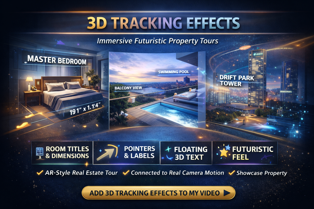4. 3D Tracking Effects (Real-World Motion Sync) UK
